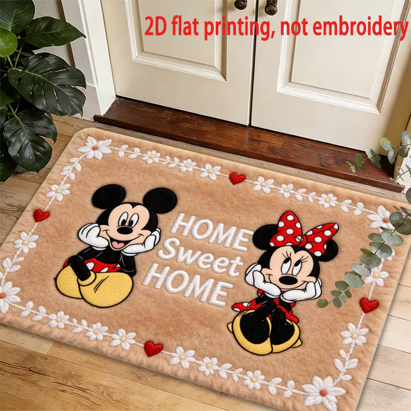 Mickey and Minnie Doorway Welcome Mat