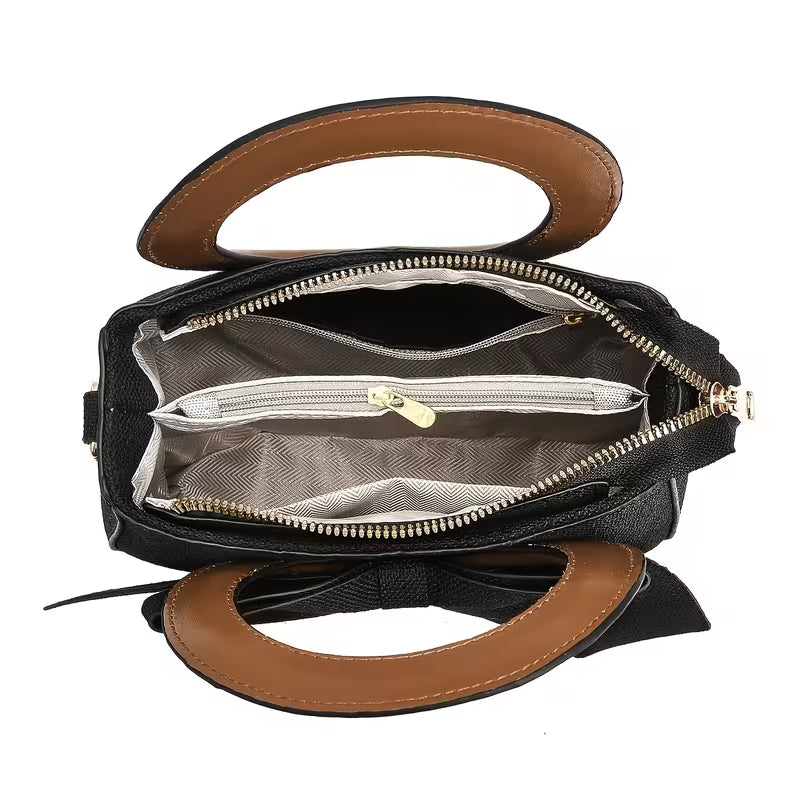 Fashion Bowknot Versatile Minimalist Women's Handbag