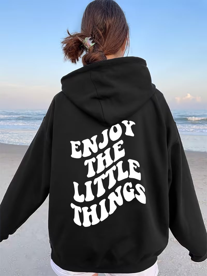 Letter Print Hoodie