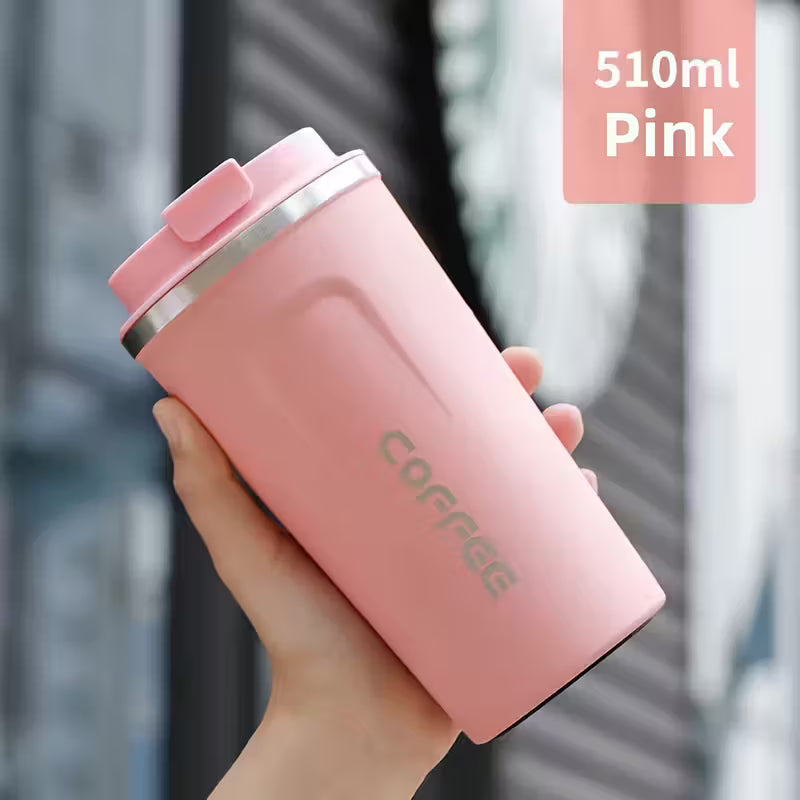 Vacuum-insulated coffee travel Cup