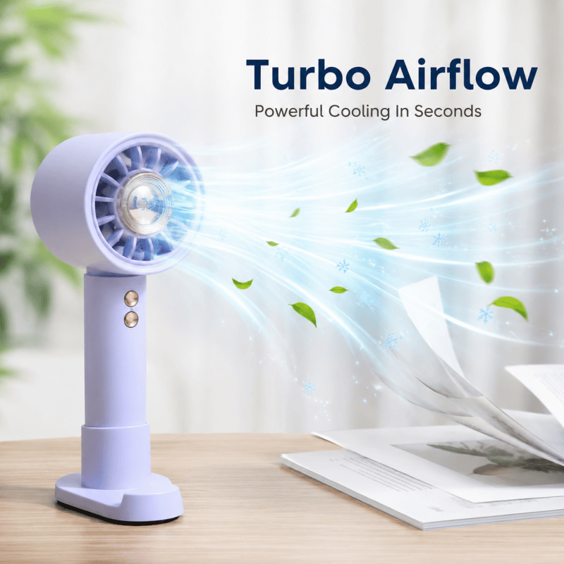 Turbo Fan with Phone Holder Base
