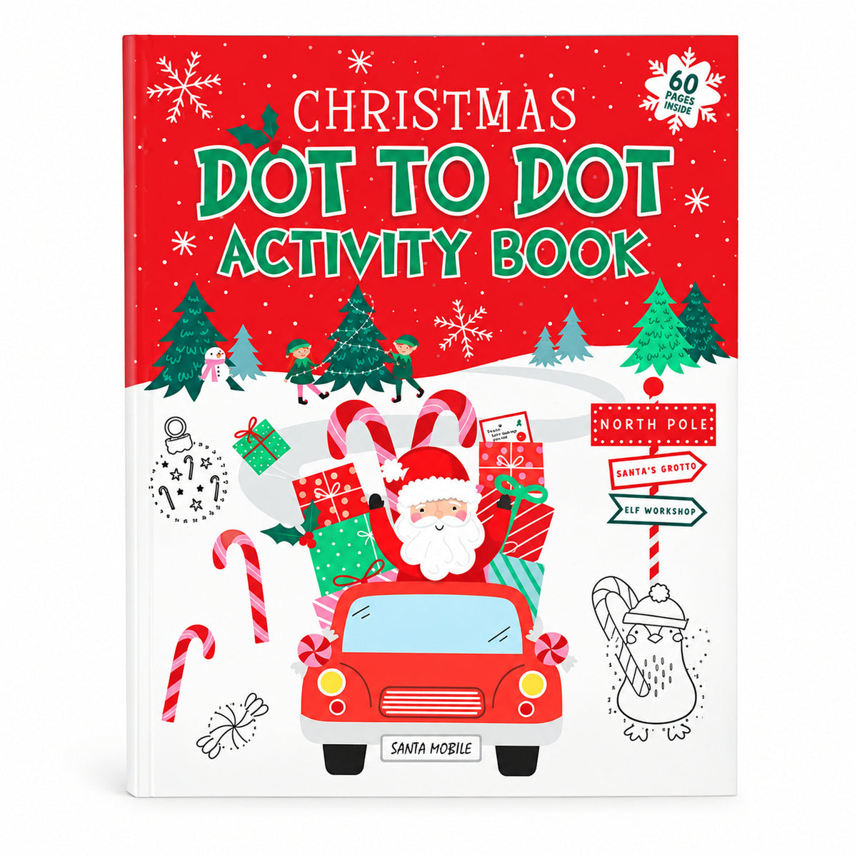 Christmas Dot to Dot Activity Book for Kids