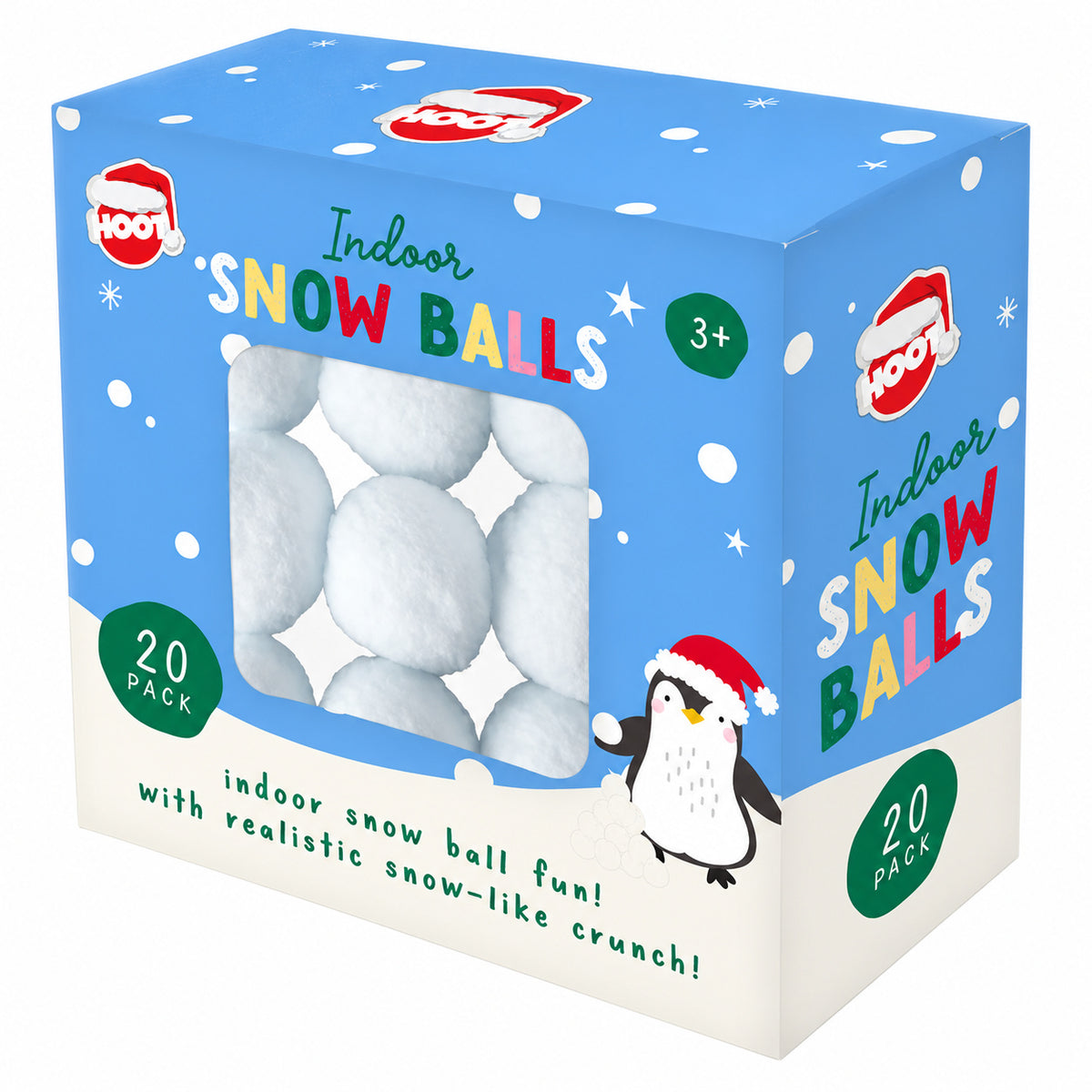 20 Pack Indoor Snowballs