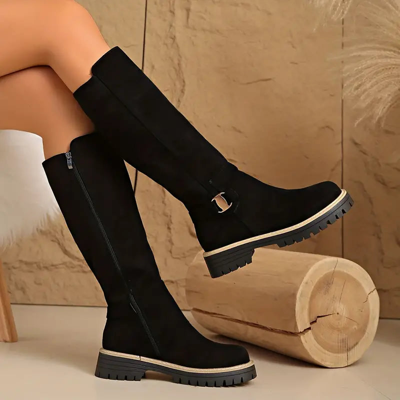 Black Over the Knee Boots