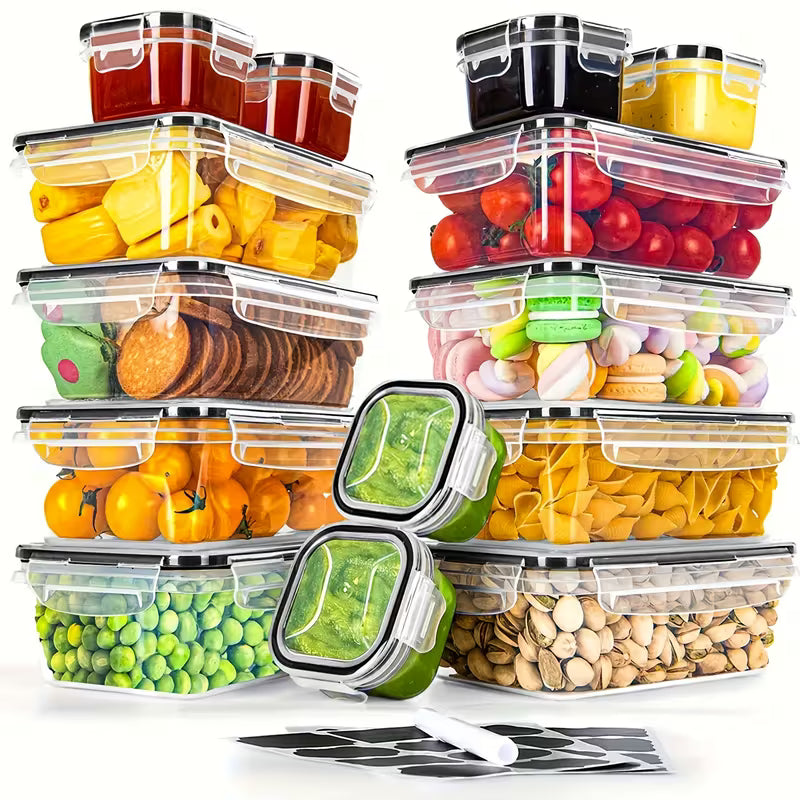 14 PC Multi-size Food Storage Boxes
