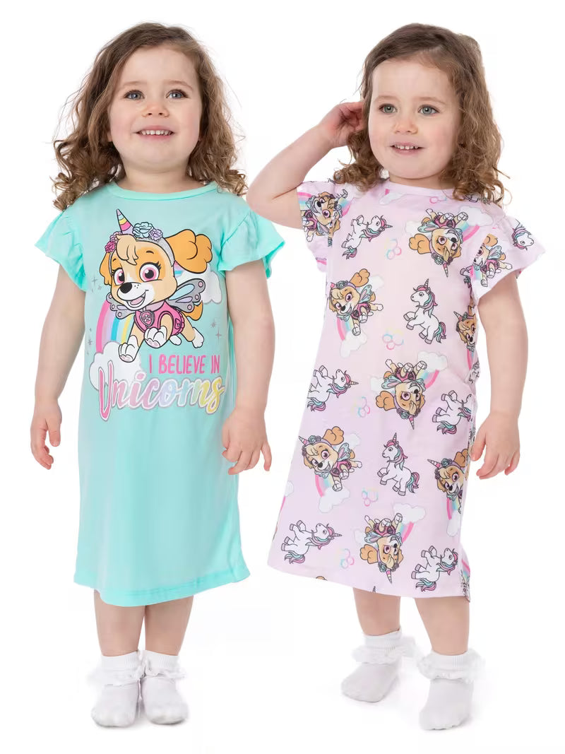 2 PK Paw Patrol Nighties