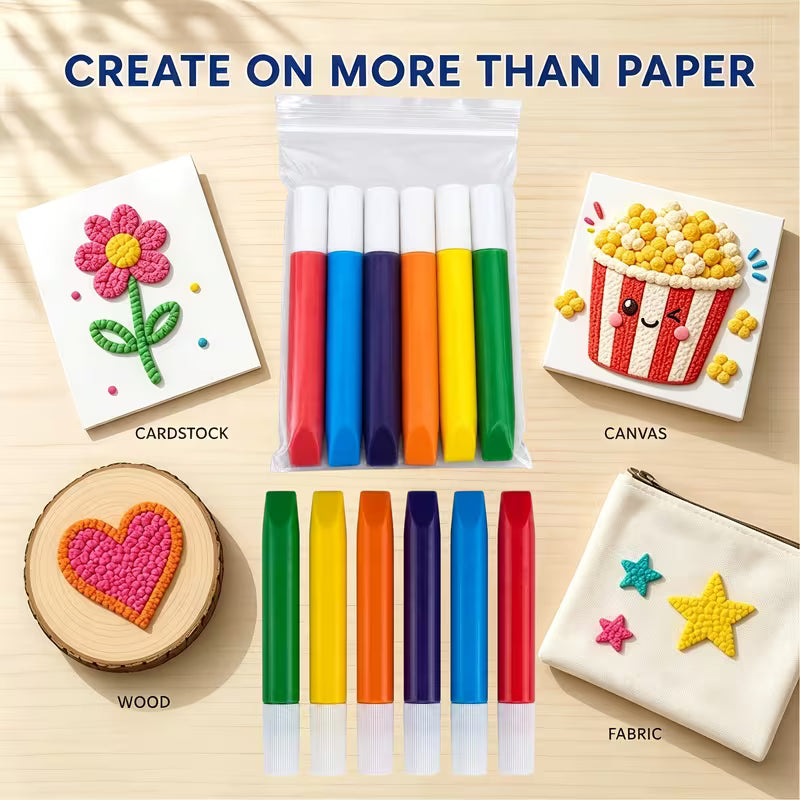 6pcs Popcorn Pens