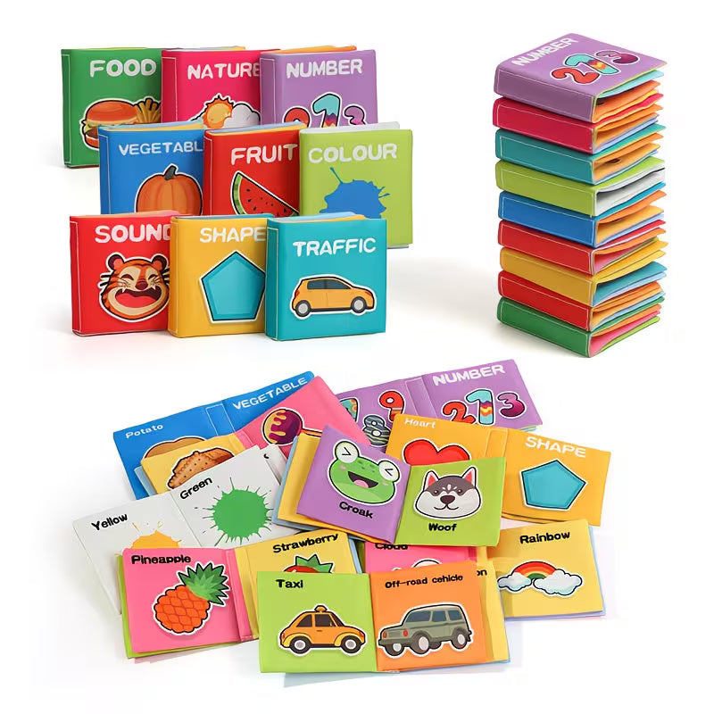 Infant Washable Cloth Books Complete Collection