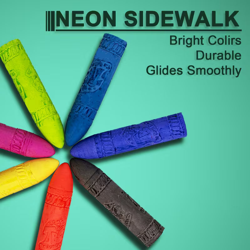 48pcs Jumbo Pavement Chalks Set