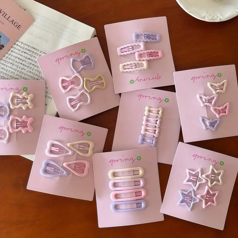 32pcs Set of Cute Cherry Blossom Series Hair Accessories