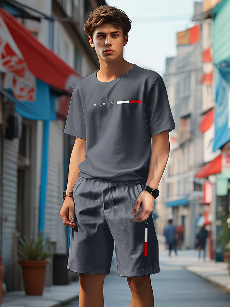 Teen Boys T Shirt and Shorts Set