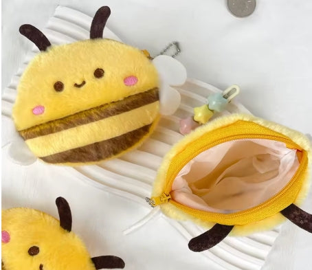 Bee Plush Coin Purse / Bag Charm