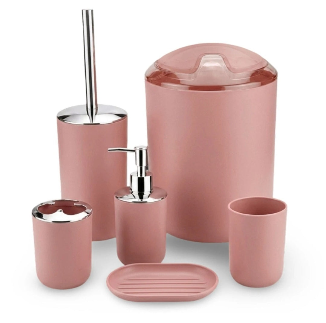 6 pc Bathroom Accessories Set