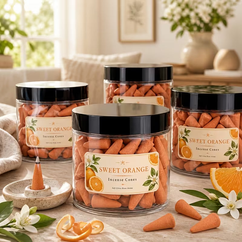 Orange Scented Incense Cones