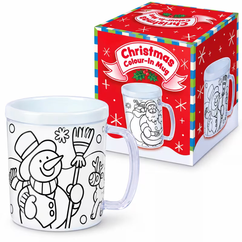 Christmas Colour Your Own Mug