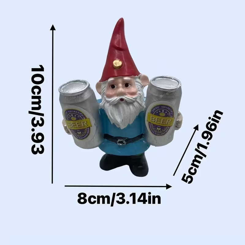 Gnome Holding a Beer