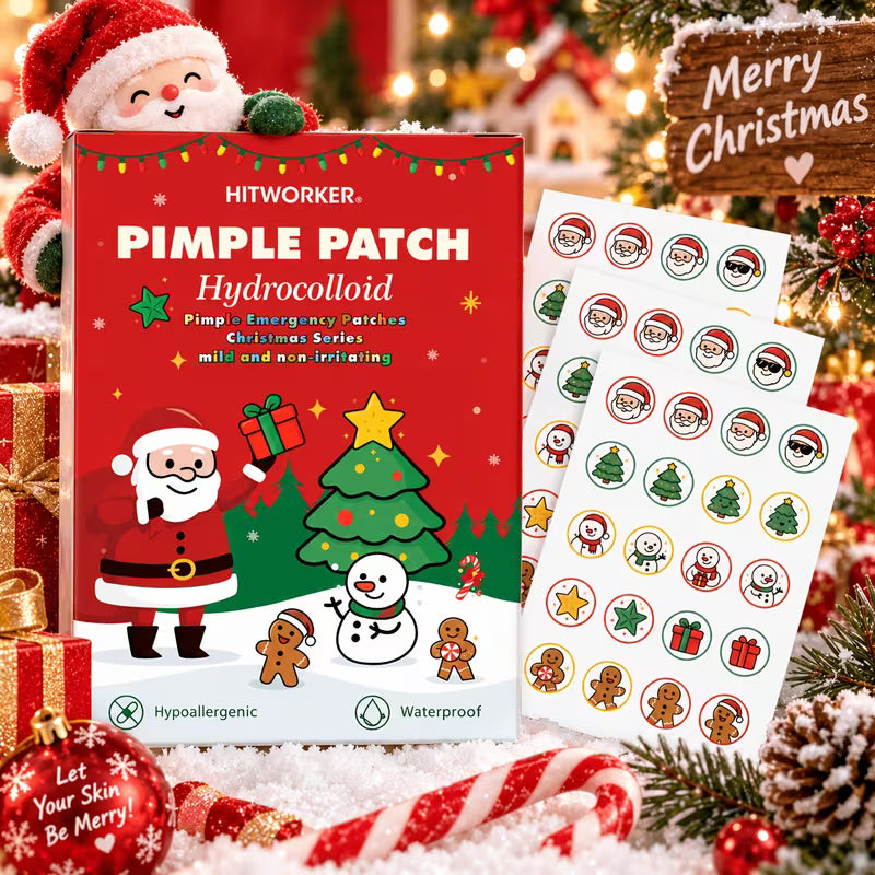 60pcs Christmas Themed Water-based Pimple Patchs