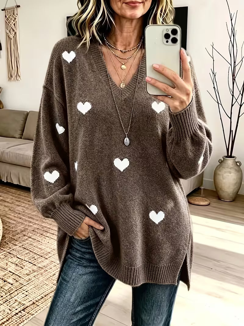 Plus Size Elegant Women's Sweater