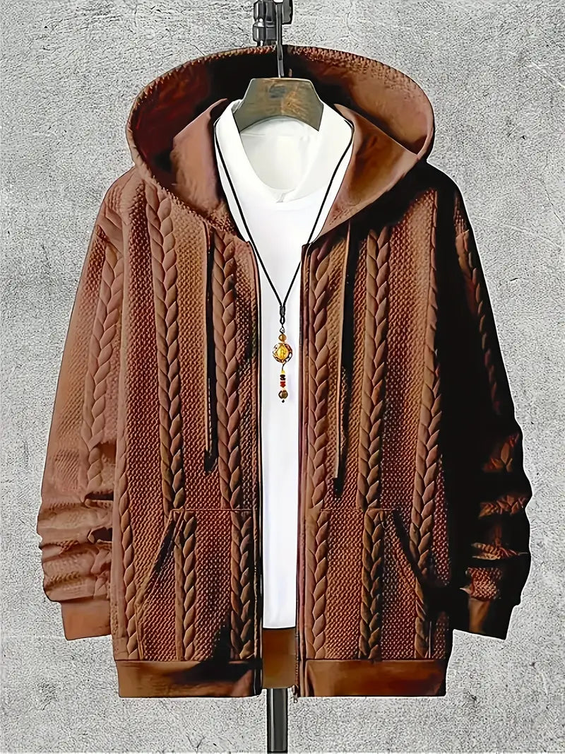 Men'S Plus Size Hooded Sweatshirt