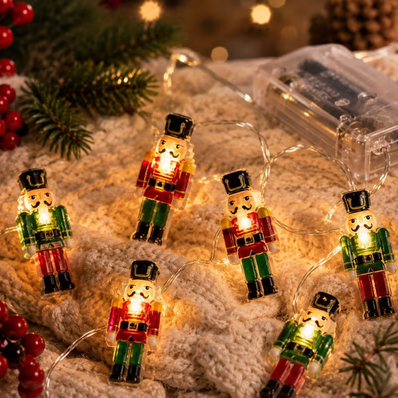 20 LED Nutcracker String Lights