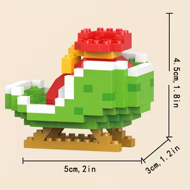 Mini Christmas Character Model Building Blocks Toy