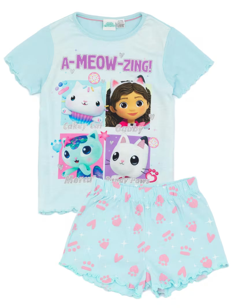 Gabby's Dollhouse Short Sleeve Pyjama Set