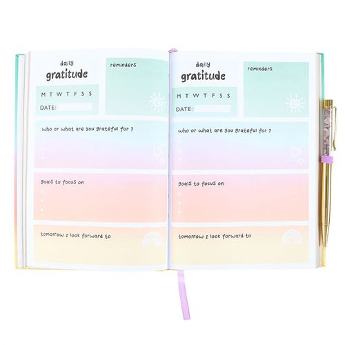 Gratitude Journal with Amethyst Pen