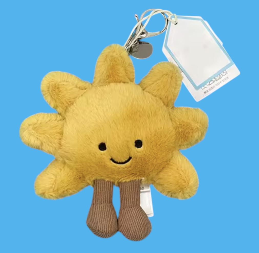 Sun Plushie Keychain / Bag Charm