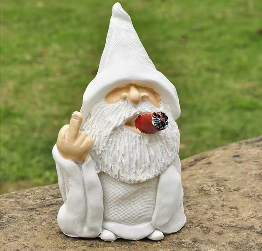 Funny Smoking Garden Gonk