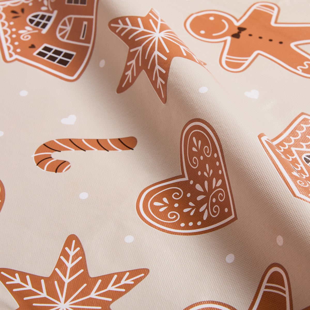 Gingerbread Print Table Cloth