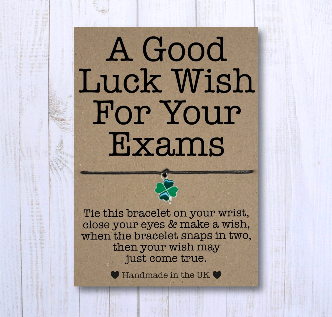 Good Luck Wish Bracelet - Exams