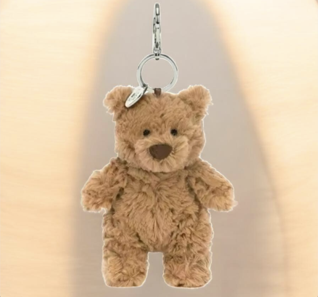 Bear Plushie Keychain / Bag Charm