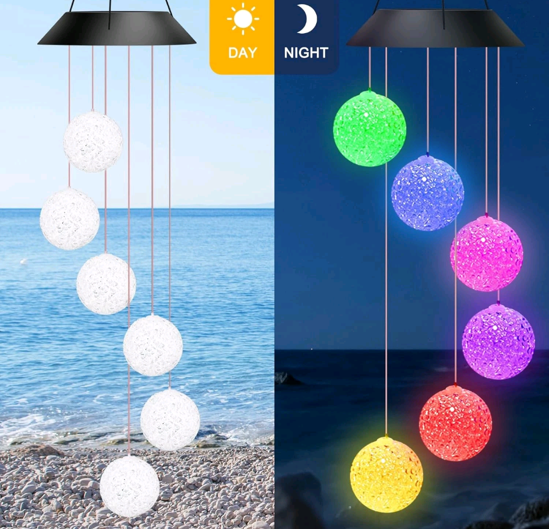 Solar Colour Changing Wind Whime