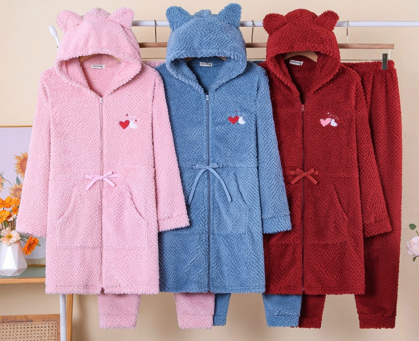 Womans Fleece Gown and Pants