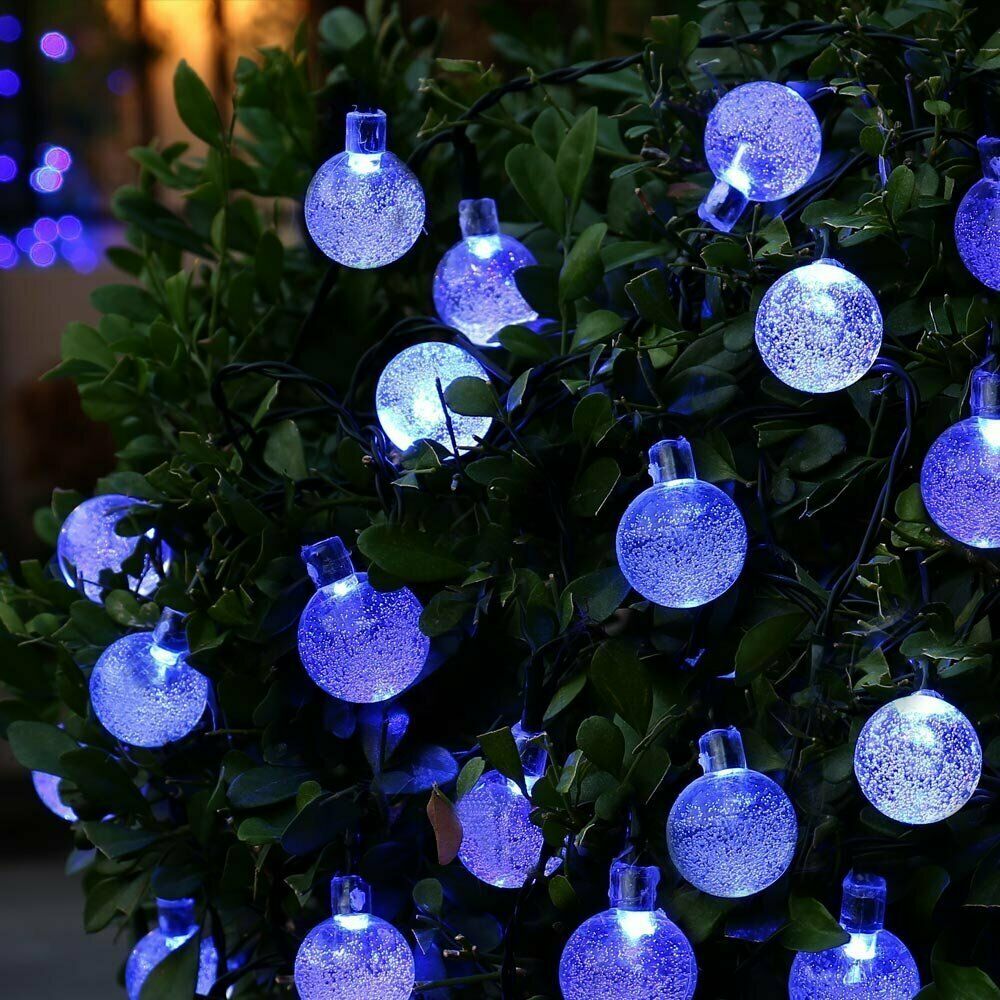 50 LED Solar Powered Garden String Ball Lights