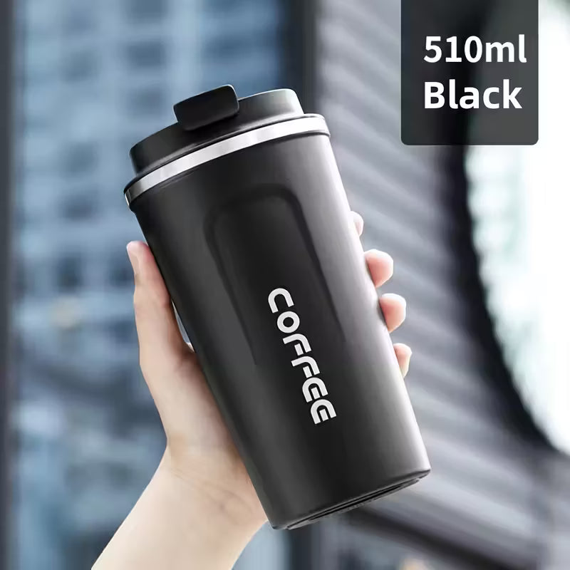 Vacuum-insulated coffee travel Cup