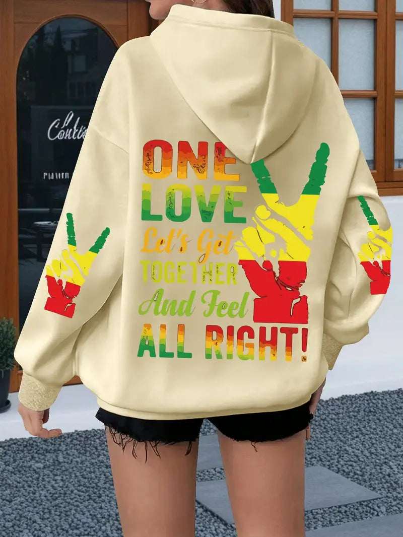 Women's Plus Size Black History Month Graphic Hoodie