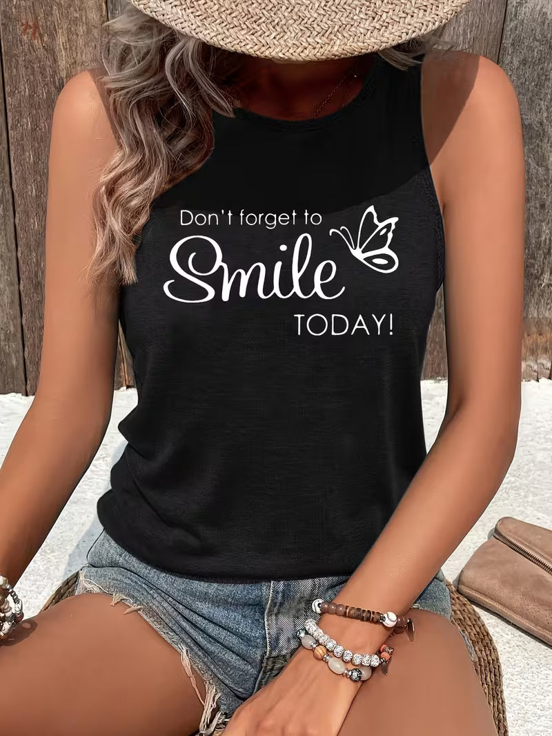 Don't Forget To Smile Today Tank Top