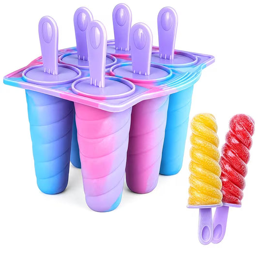 Wicked Gizmos 6 Twister-Shape Ice Lolly Mould