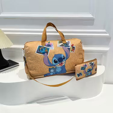 2pcs Set Lilo & Stitch Travel Bag