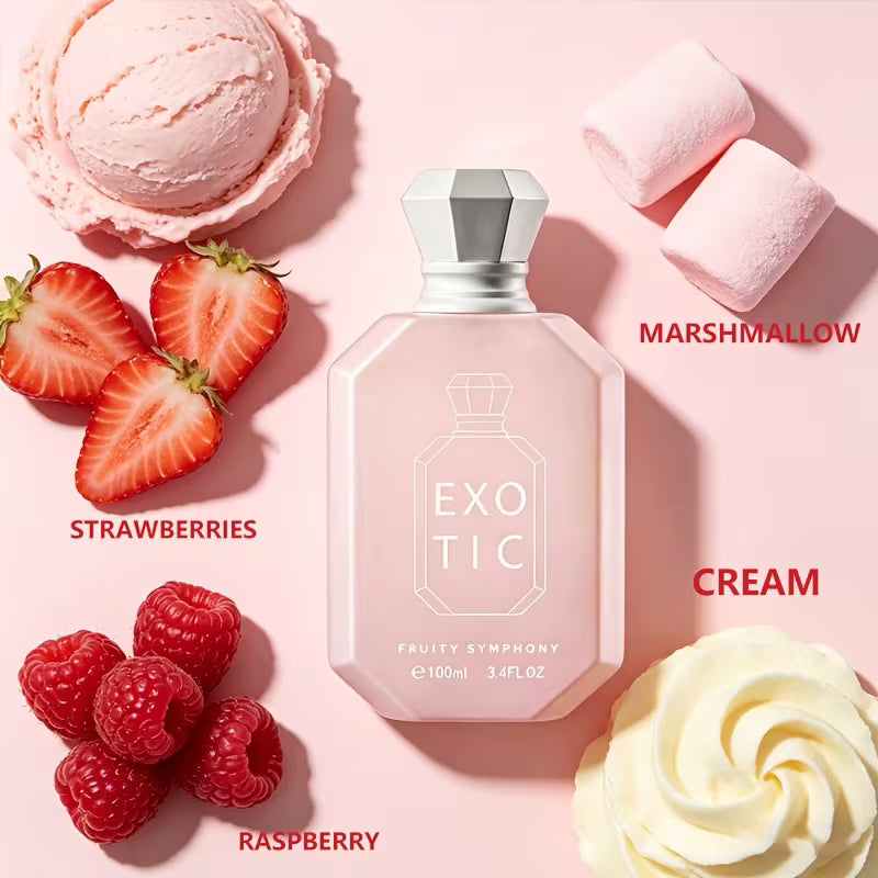 EXOTIC Fruity Gourmand Perfume for Women, 100ml
