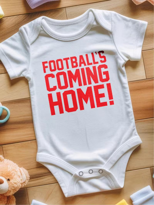 Footballs coming home England Baby Vest