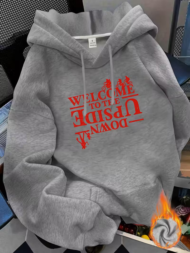 Welcome to The Upside Women's Printed Hooded Sweatshirt
