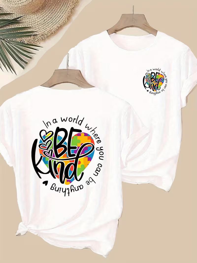 Colorful Fun Pattern Women's Short Sleeve T-Shirt