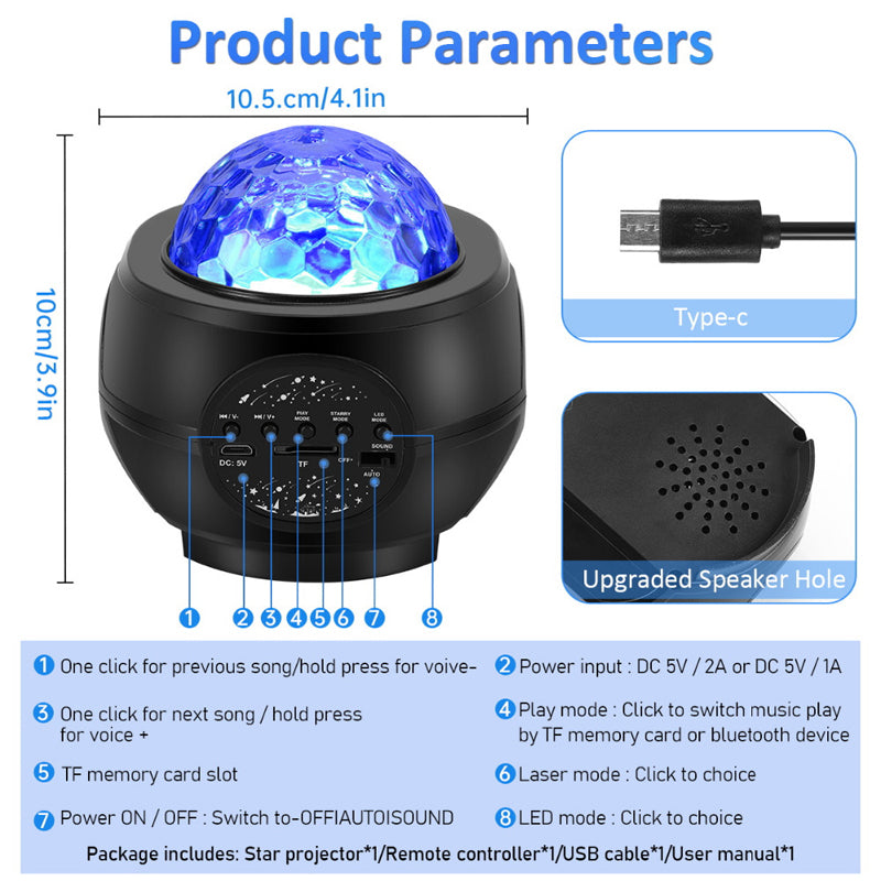 LED Galaxy Projector