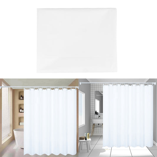 Bathroom Shower Curtain Mould Proof Mildew Resistant Curtain 1.8 m x 1.8m
