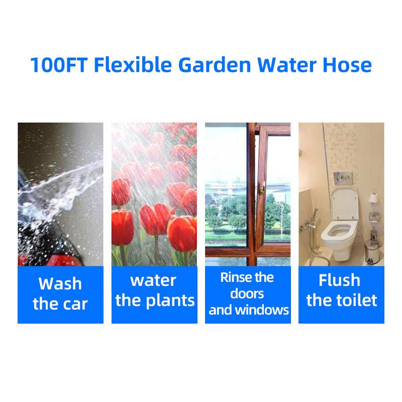100FT Flexible Garden Hose