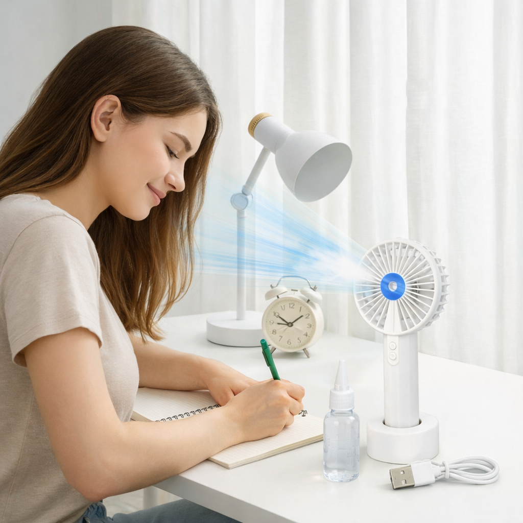 Portable Mist Spray Fan