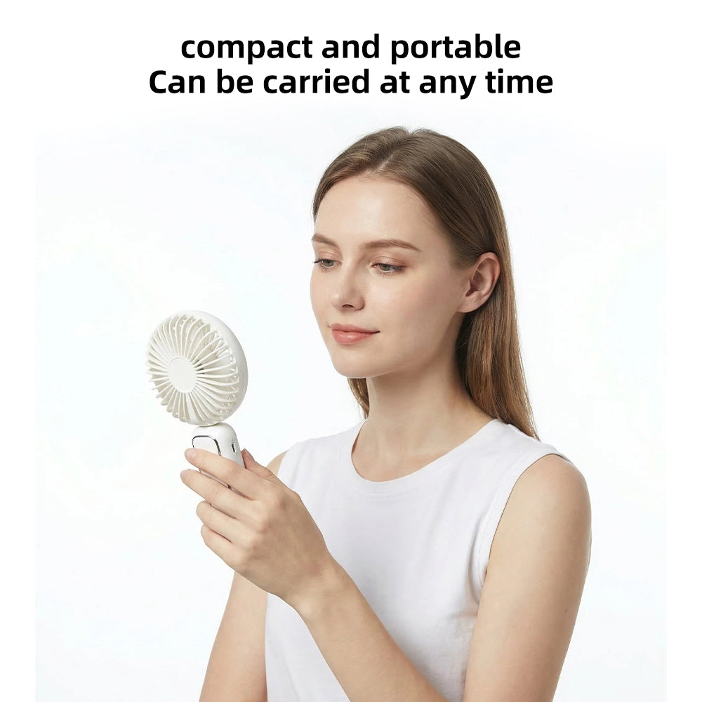 LED Rechargeable Handheld Fan