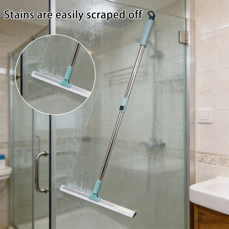 39 Inch Extendable Window Wiper Swivel Head Bathroom Squeegee
